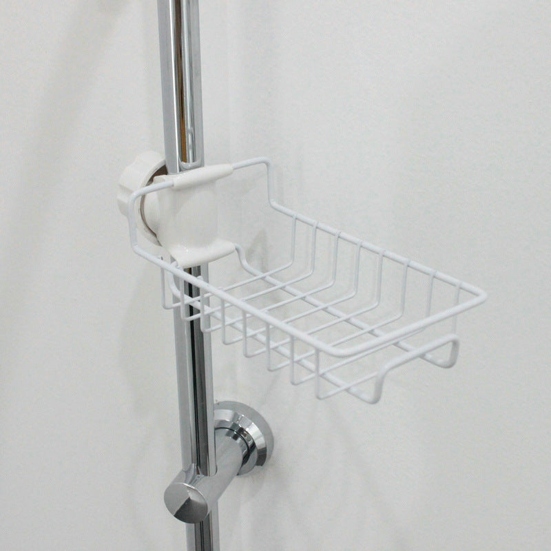 Adjustable Sink Drain Rack Sponge Storage