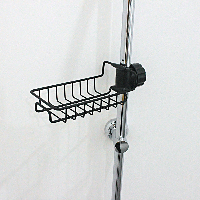 Adjustable Sink Drain Rack Sponge Storage