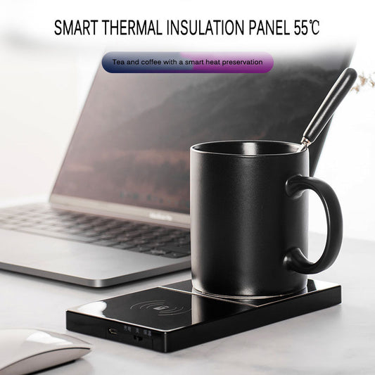 2 In 1 Heating Mug Cup Warmer Wireless Charger